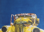 Old Studebaker truck - acquerello 35X50
